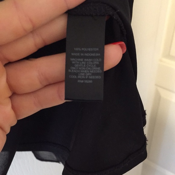 Express Black & White Floral Dress - Picture 5 of 5